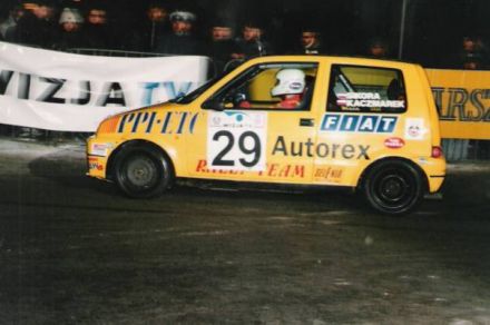 Jacek Sikora i Marek Kaczmarek - Fiat Cinquecento Sporting.